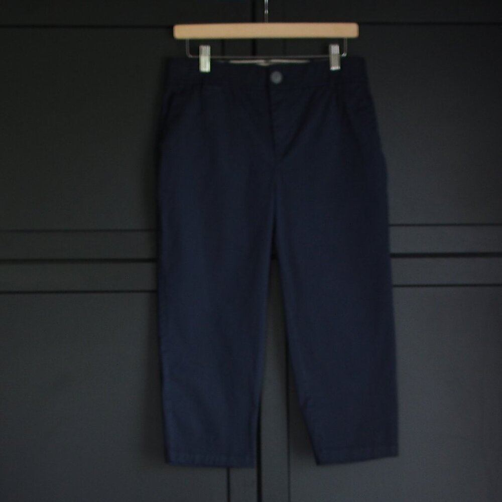 Christopher & Banks | Navy Cotton Capris